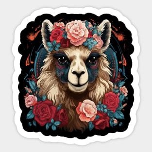 Patriotic Alpaca Sticker